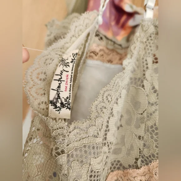 Free People Intimates Just Dreamy Maxi Slip Floral Lace Nightgown Dress Nightie - Picture 10 of 10